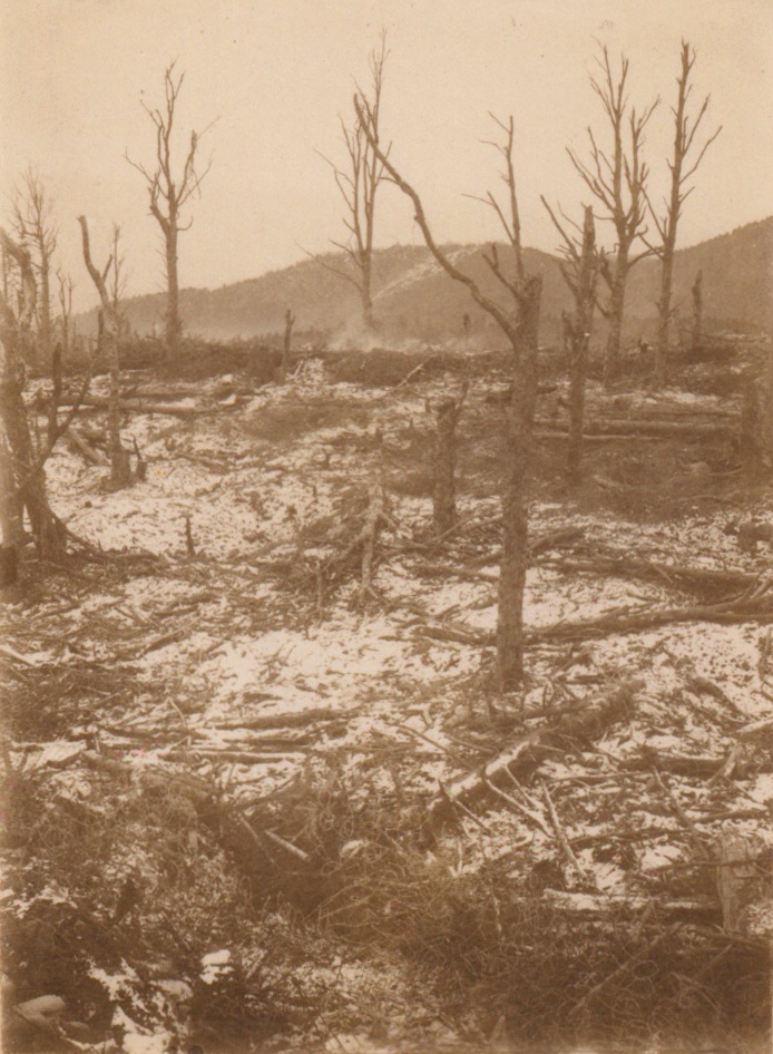 Vue de la crête du HWK 18-12-1915 