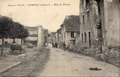 Cernay rue de thann a hauteur eglise