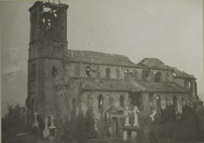 Eglise cimetiere 07 janvier 1919