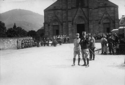 Enterrement d un officier 18 juin 1915